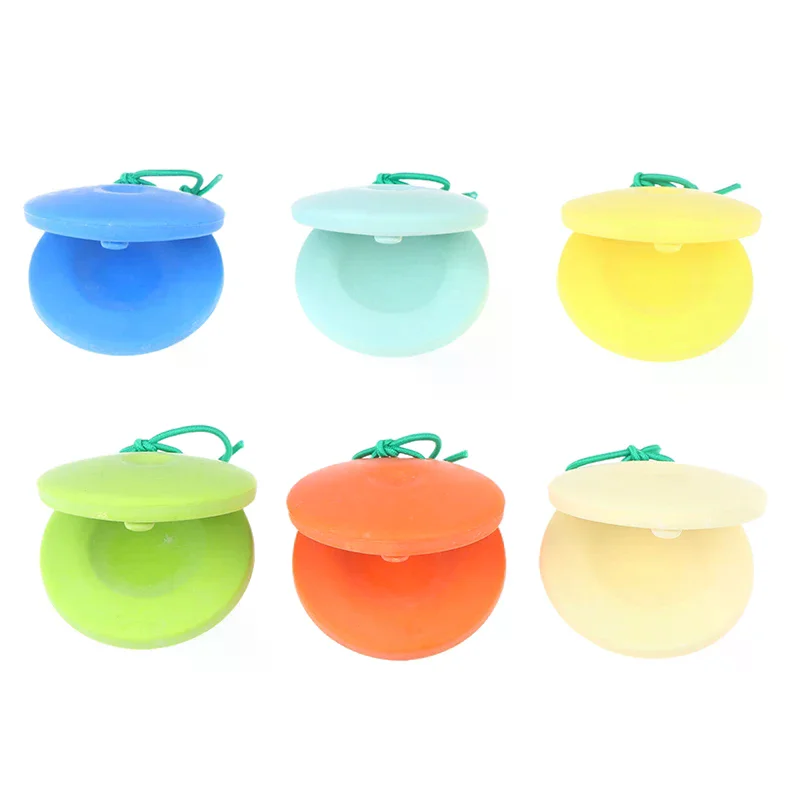 1Pc 竹音楽おもちゃカスタネット打楽器エンターテイメント小道具楽器幼児子供のためのリズム栽培