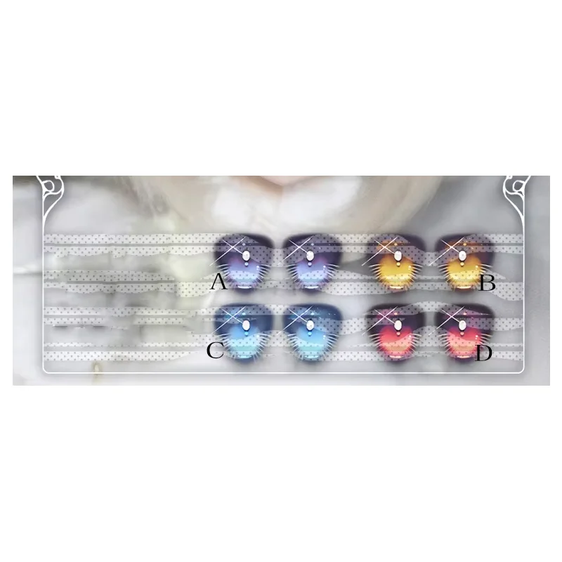 

BJD Eyes doll Metallic effect eyes 10mm-24mm doll acrylic eyes for 1/8 1/6 1/4 1/3 SD DD doll accessories 10mm-24mm doll eyes