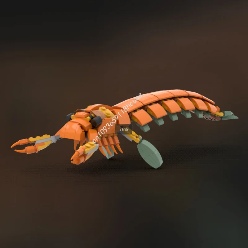 

274pcs MOC Jaekelopterus Eurypterid/Sea Scorpion Dinosaurs Building Blocks Logical thinking up Christmas toy Gift