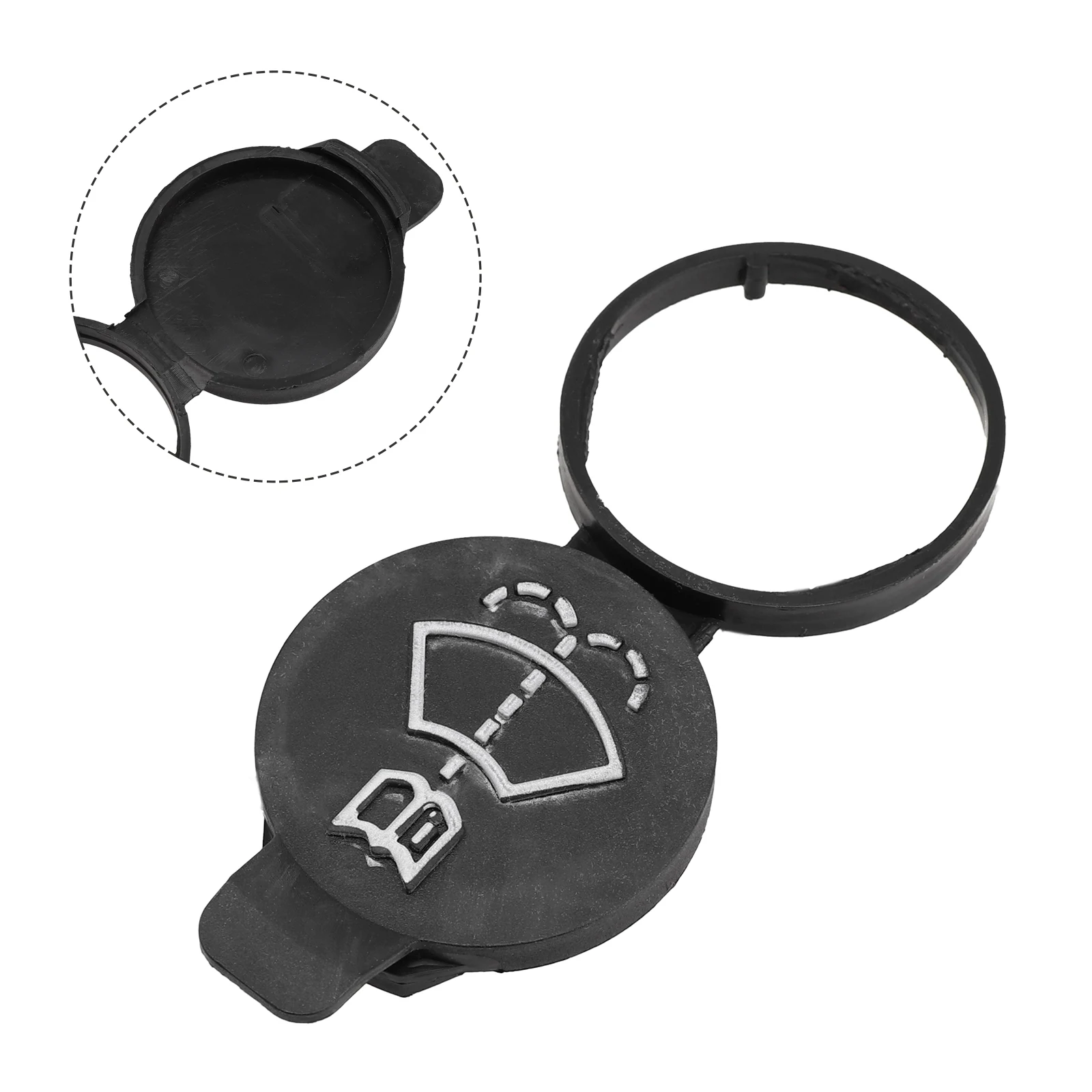 Windshield Wiper Washer Fluid Reservoir Bottle Cap Cover For Chevrolet For Silverado For Buick For Cadillac