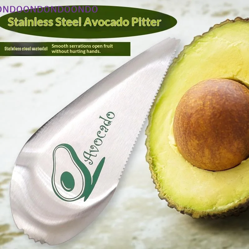 Stainless Steel Avocado Slicer Pitter Knife With Serrated Edge Easy To Clean For Home Kitchen Daily Fruit Prep Tasks