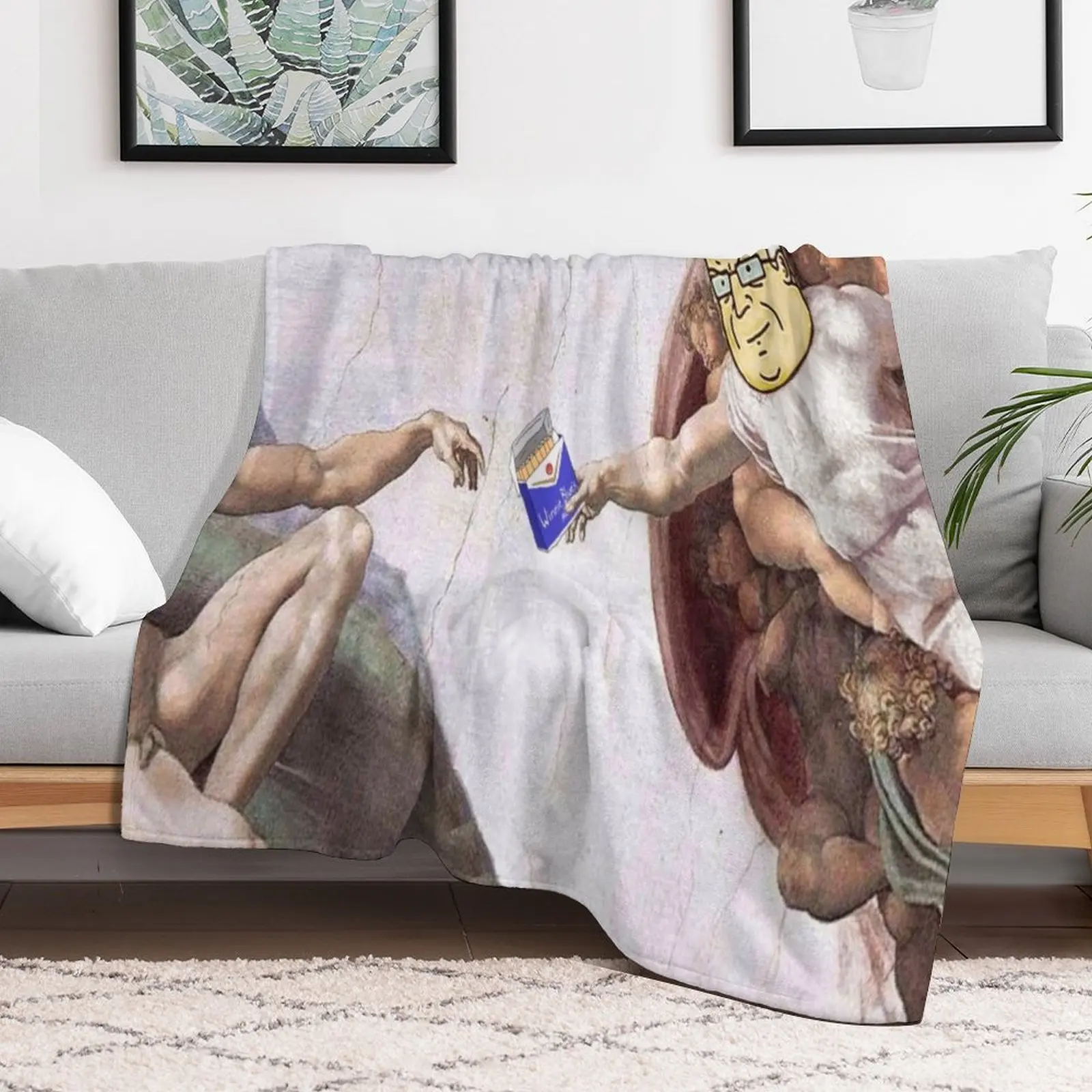 Creation of Mike Nolan Throw Blanket