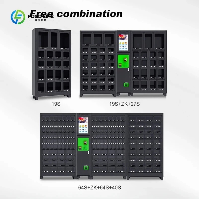 آلات بيع الخزانة الذكية كومبو الاستخدام آلة بيع موزع