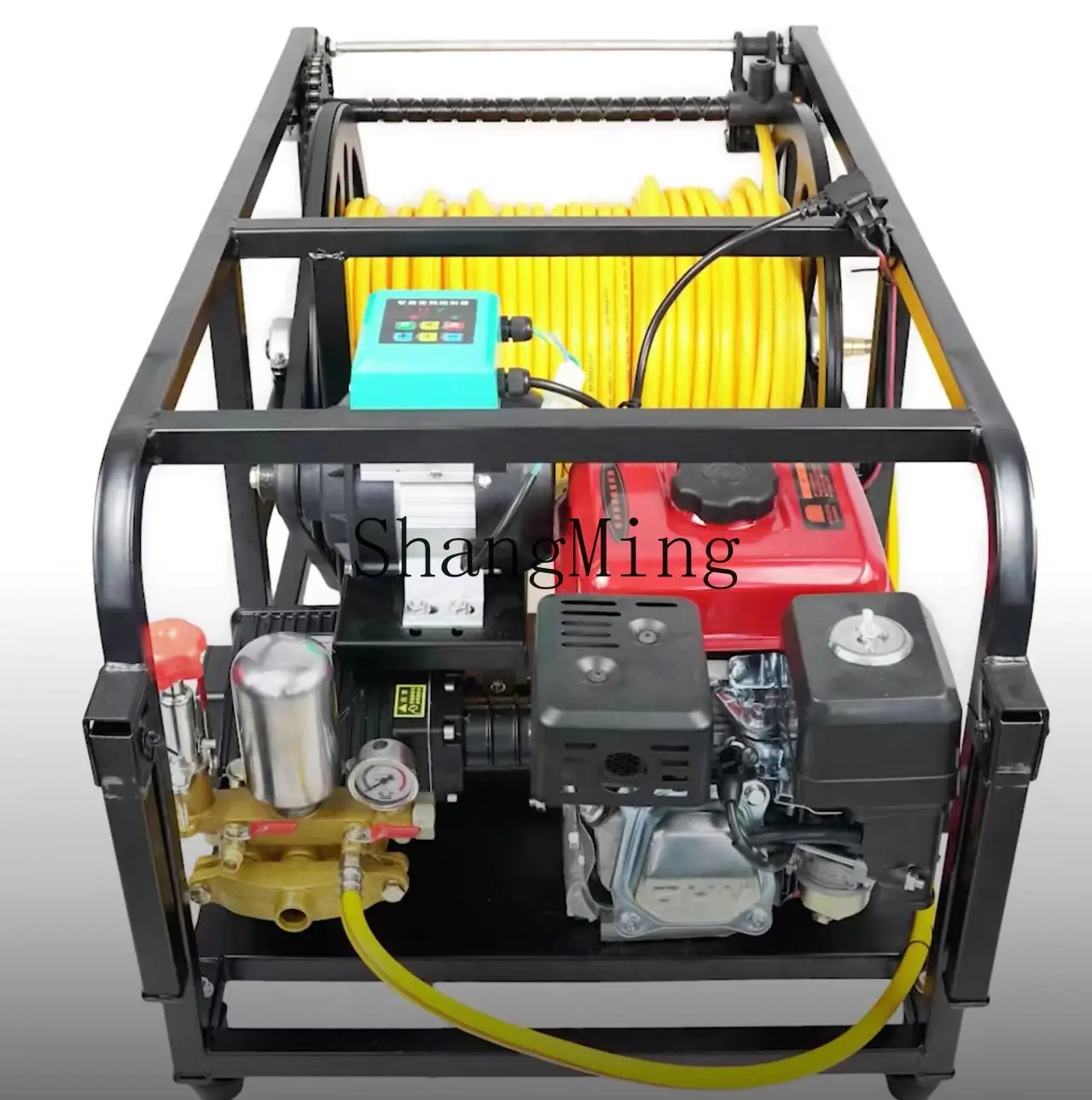 CL automatic tube reeling machine automatic remote control electric spraying machine fruit tree garden spraying machine