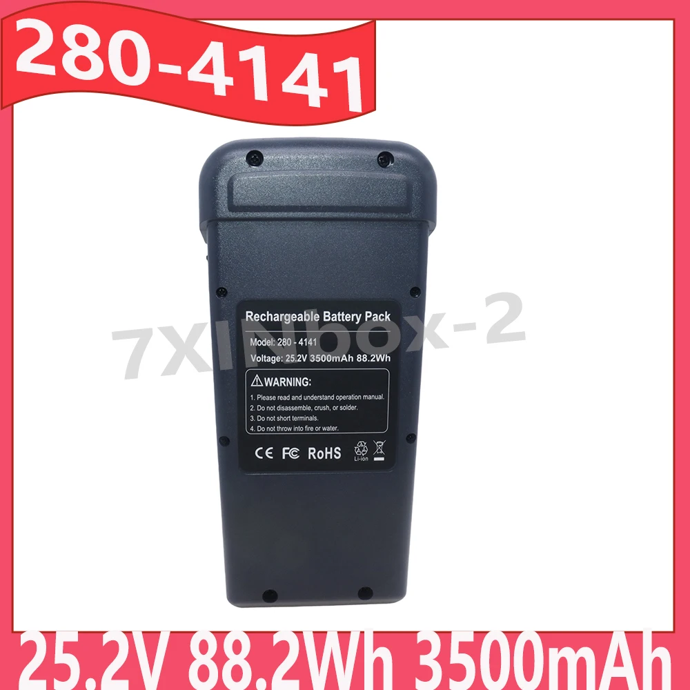 280-4141 25.2V 88.2Wh 3500mAh Rechargeable Battery For Bissell 4141, 4143,4026,4031,4039,4051,4052 Vacuum Cleaner