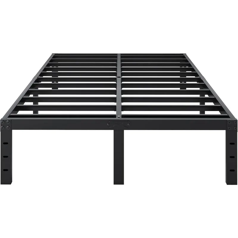 Bed Frame Queen Size, 14 Inch Heavy Duty Metal Platform Bed Frame No Box Spring Needed, Mattress Foundation, Storage Space