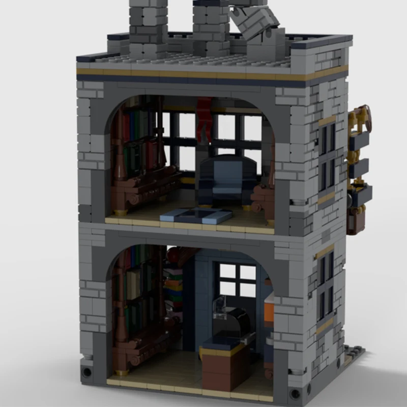 1281 pièces - Librairie de films célèbres - MOC - Blocs de construction modulaires personnalisables - Design créatif - Apprentissage éducatif - Jouet DIY - Cadeaux de vacances