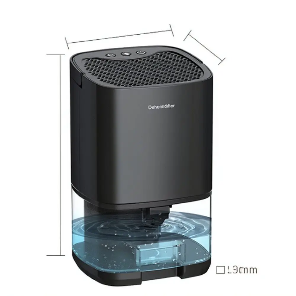 Compact Air Dehumidifier Quiet Moisture Absorber For Closet Bedroom Bathroom Portable Dryer Household Humidity Control System