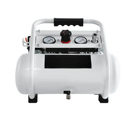 

220V 1HP 128L/min Portable Electric Dental Piston Air Compressor With 8L Aluminium Air Tank