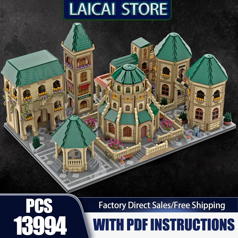 

Star Movie Scenes Coruscant Moc Building Bricks Battle Castle Model Building Technology Modular Blocks Construstion Toy Gifts