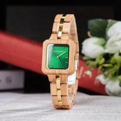 BOBO BIRD Woman Watch Luxury Women's Quartz Watch For Women Wristwatch Ladies Watch Female Wrist Watches Wood Timepieces Custom