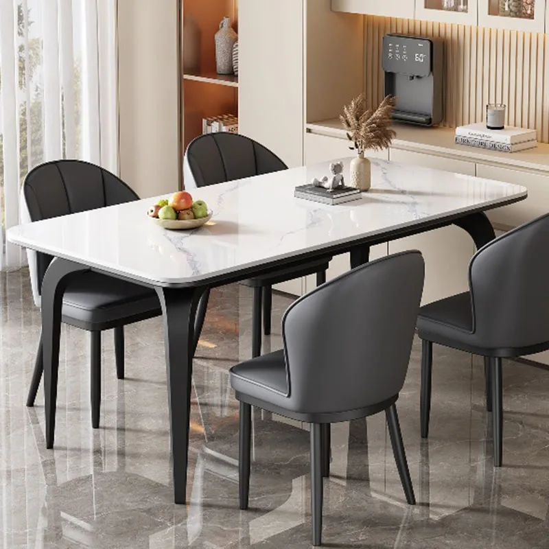 Party Restaurant Dining Table Luxury Design Relaxing Salon Cheap Dining Table Creative Mesas De Comedor Space Saving Furniture