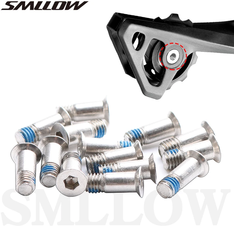 

5PCS Bicycle transmission guide wheel screw Mountain bike guide wheel screws gear fixing screw 304 stainless steel screws