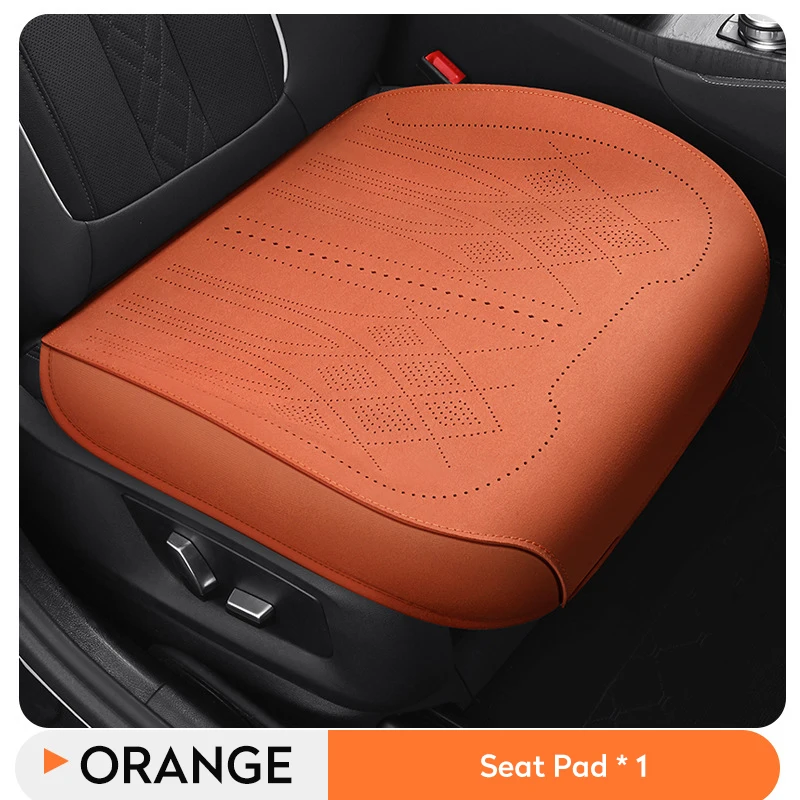 Auto Sitzbezüge Schutz Set Universal Auto Vorne Hinten Kissen Pad Wildleder Leder Vier Saison Sitzbezüge Matte Auto Zubehör – Detail 13