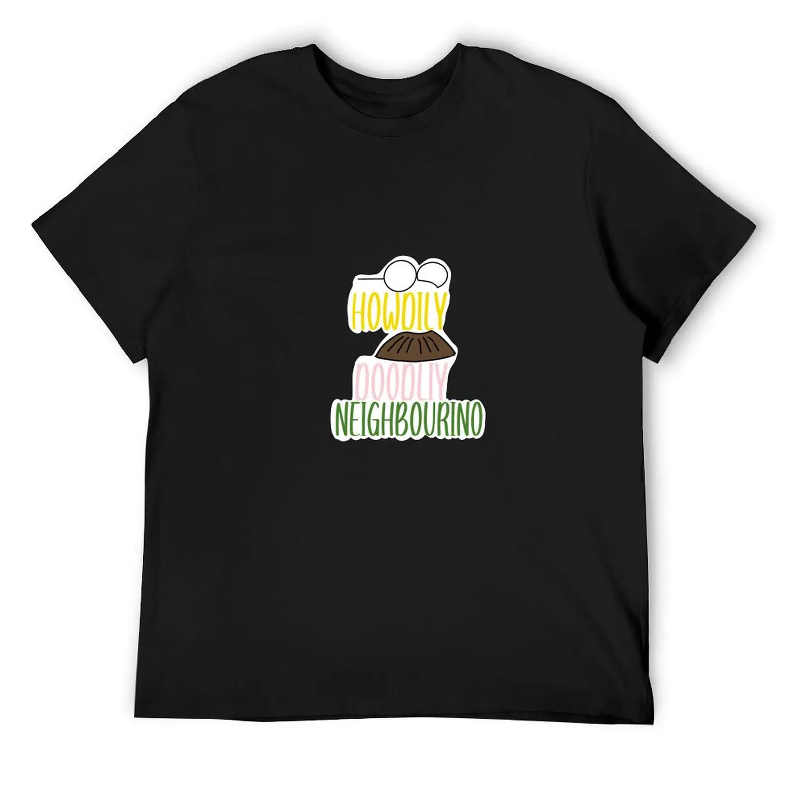 Ned Flanders Sticker T-Shirt tees baggy shirts mens graphic t-shirts big and tall