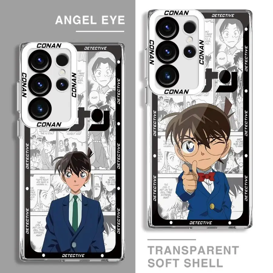 Anime Detective Conan Phone Case for Samsung Galaxy Note10Plus 20 20Ultra S23 24 Ultra S22 S20 FE S21 Plus 5G S22Ultra Matte