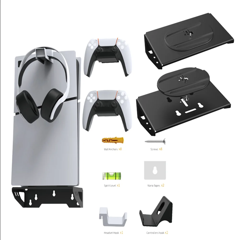 

For PS5slim/PS5 Universal hang type earphone handle for host wall type storage bracket