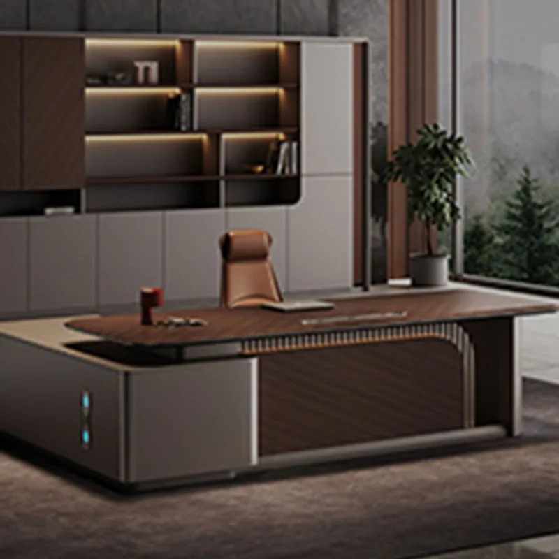Minimalist Space Saving Office Desk Computer Gaming Reception Office Desk Gadgets Modern Meuble Bureau Office Furniture