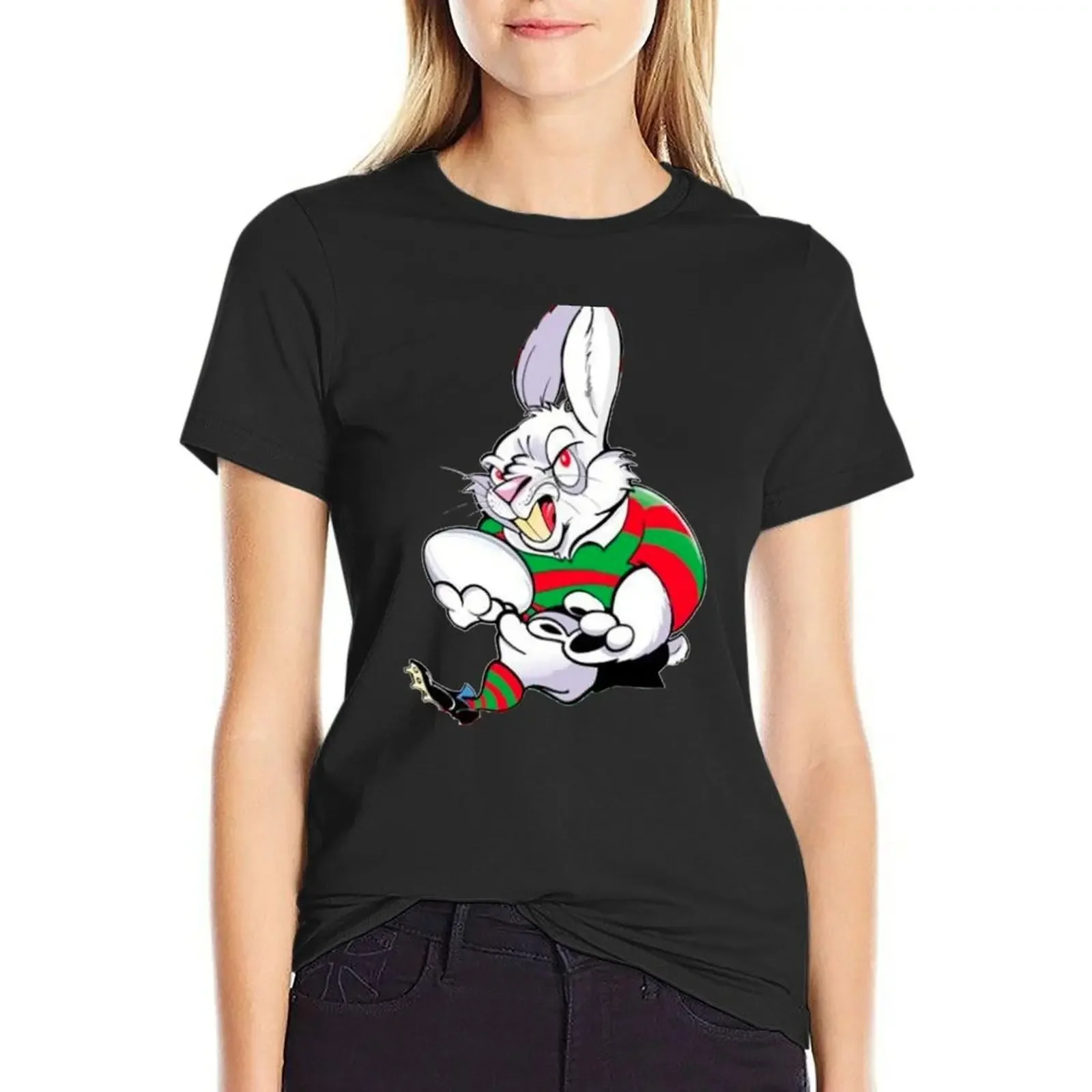 South Sydney Rabbitohs Essential T-shirt summer tops cute clothes Short sleeve tee tight shirts for Women