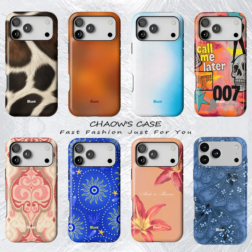 

Luxury Blunt Vintage Floral & Damask Phone Case for iPhone 17 17e 16e 16 15 14 13 12 11 Air Pro Max Plus Double-layer Back Cover