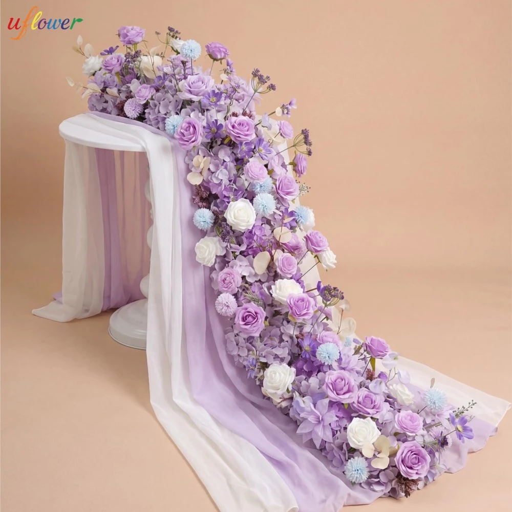 100x40cm-runner-di-fiori-artificiali-uflower-fila-di-rose-viola-e-ortensie-per-decorazioni-di-archi-e-fondali-per-matrimoni-accessori-floreali-per-feste