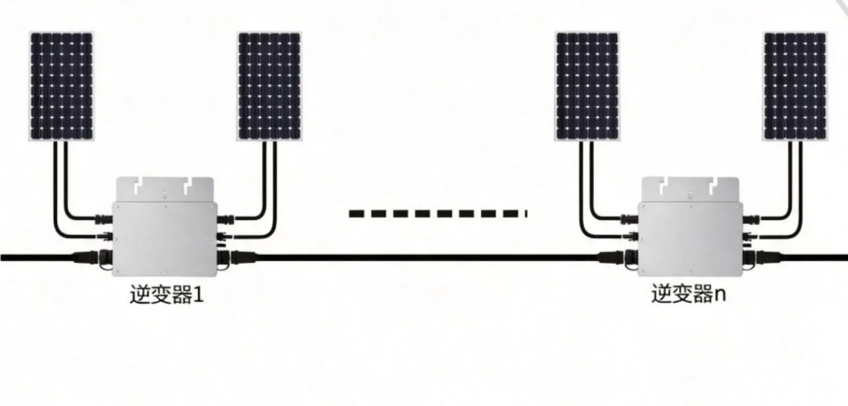 800W DC to AC Conversion Equipment 22-50V Input Waterproof Screen Display MPPT Control Balcony Energy Accessory