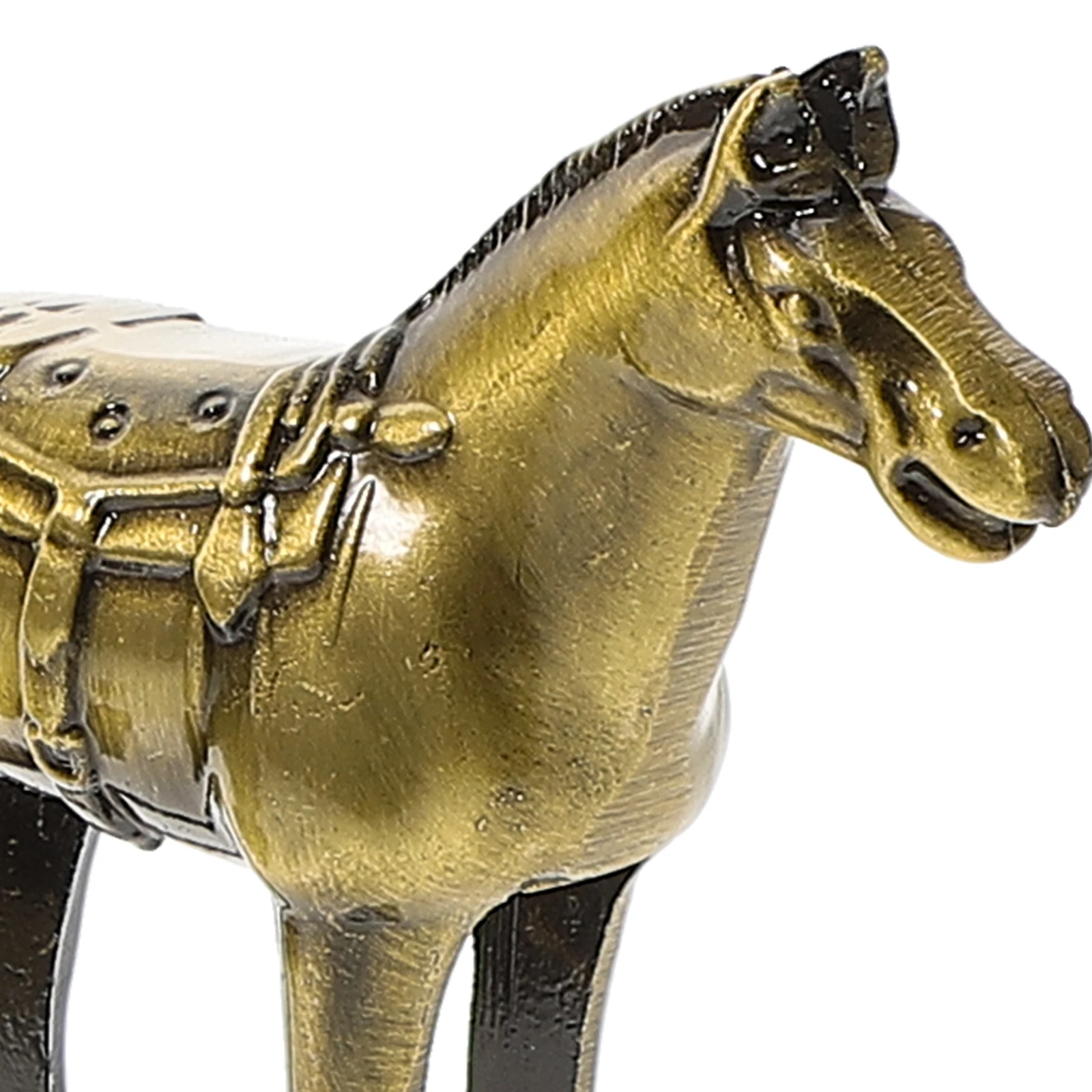 Retro Decor Terracotta Warriors Horses Alloy Figurines Small Metal Craft Desktop nament Statue Vintage Statues Home