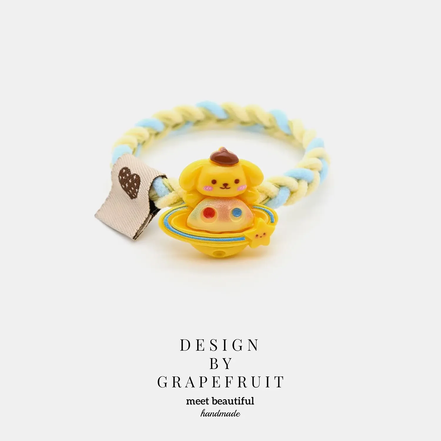Cute Sanrio Scrunchie Hair Tie Sweet Girl Ponytail Holder Kawaii Hair Elastic Fresh High Quality Ins Style Sanrio Merchandise view 5