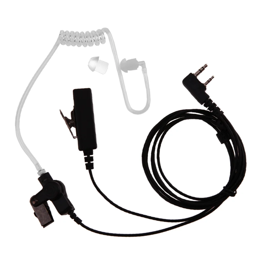 In Ear Stereo Air Tube Anti-Radiation Headset Radiation Proof Earphone Motorcycle Helmet Headset Speakers Supplies