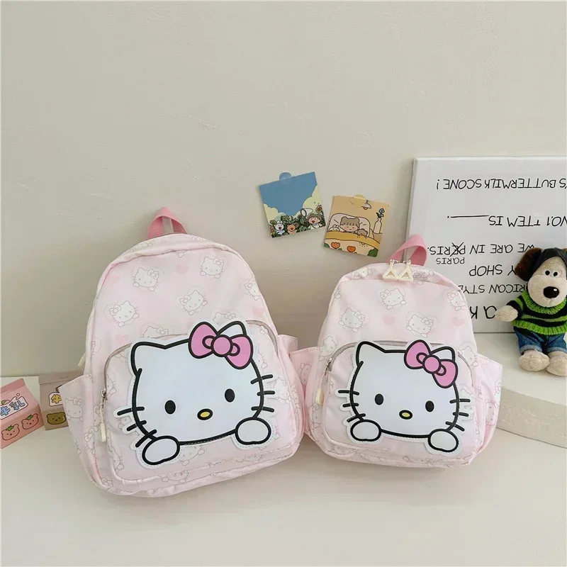 Sanrio Hello Kitty Childrens Rugzak Cartoon Cinnamoroll Mijn Melodie Kleuterschool Schooltas Grote Capaciteit Student Rugzak Cadeau