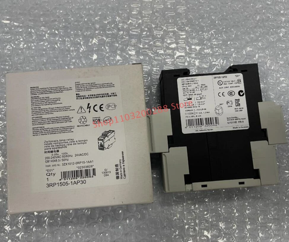 

1PCS In Box PLC Module 3RP15051BP30 New Brand 3RP1505-1BP30 3RP1505-1AP30 3RP15051AP30