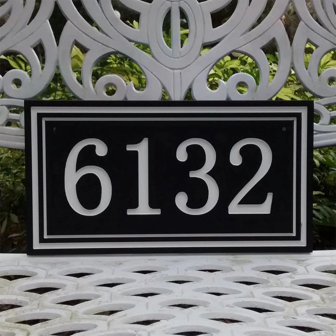 House Number Plaque, Number Plaque, Address Plaque, House Number Horizontal, Address Sign, Out Door Sign, Custom House Numbers,