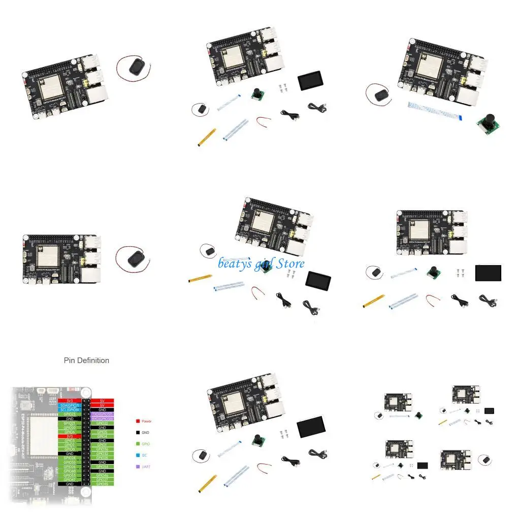 

C7AB Double Cored P4 Module Board Featuring WiFi 6 BT5 Support For IoT And Graphical Display Applications