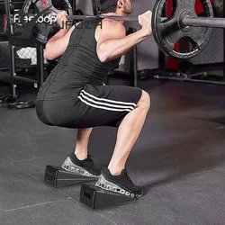 Squat Wedge Block regolabile antiscivolo Squat Ramp Deadlift Wedge Calf barella Slant Board forza per Squat e Deadlift