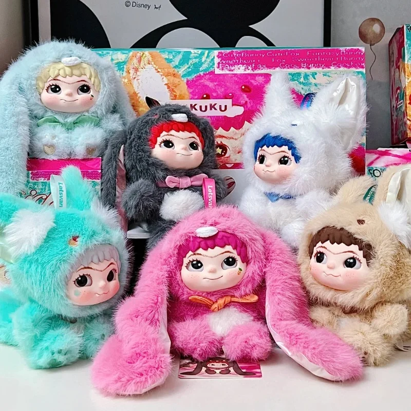 

Genuine Wakuku 2.0 Fox And Rabbit Mischievous Diary Series Blind Box Action Figure Doll Bag Surprise Bag Pendant Gift