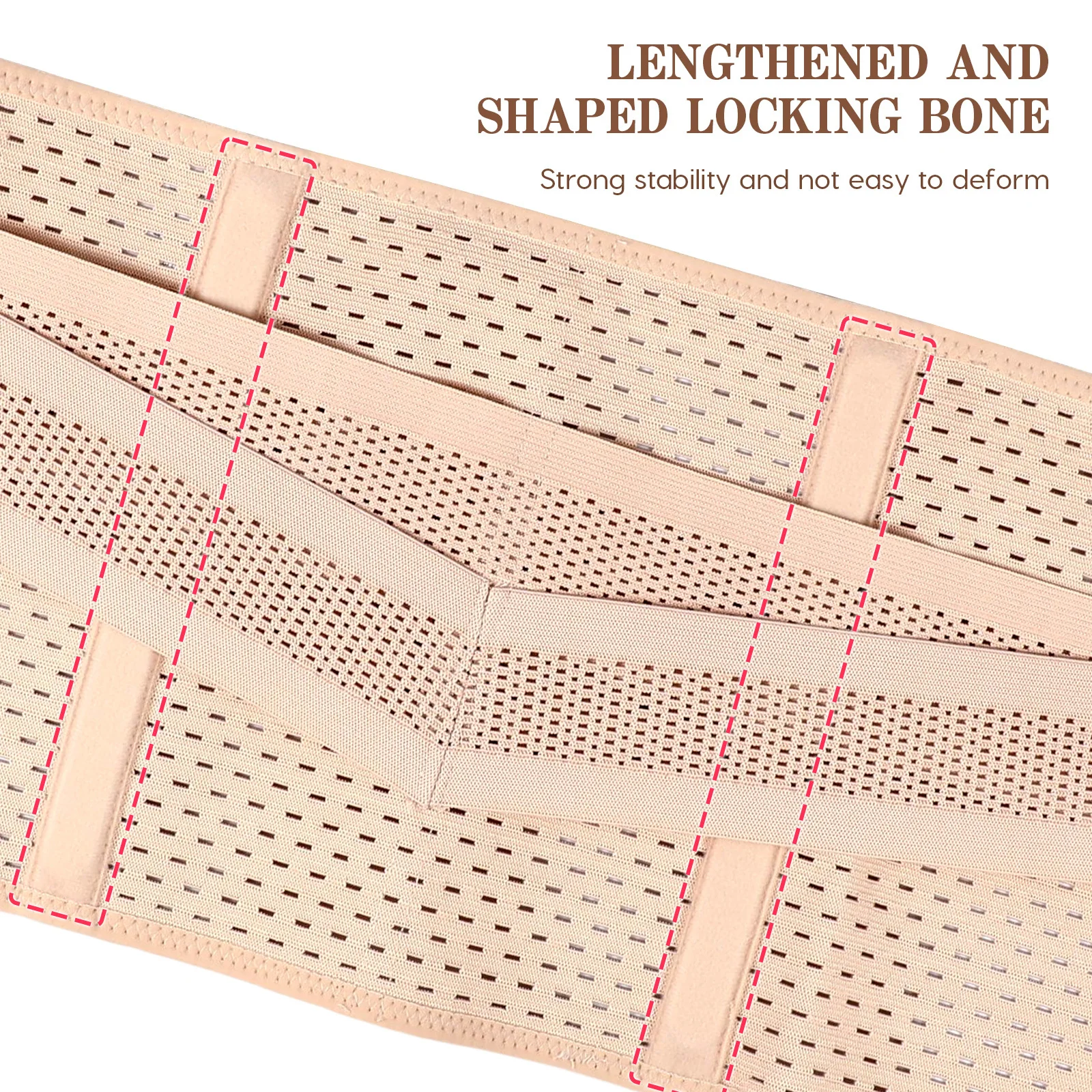 Postpartum buikband Comfortabel polyester tailleondersteuning Verstelbare buikbinder Afslankriem Postpartum herstelomslag