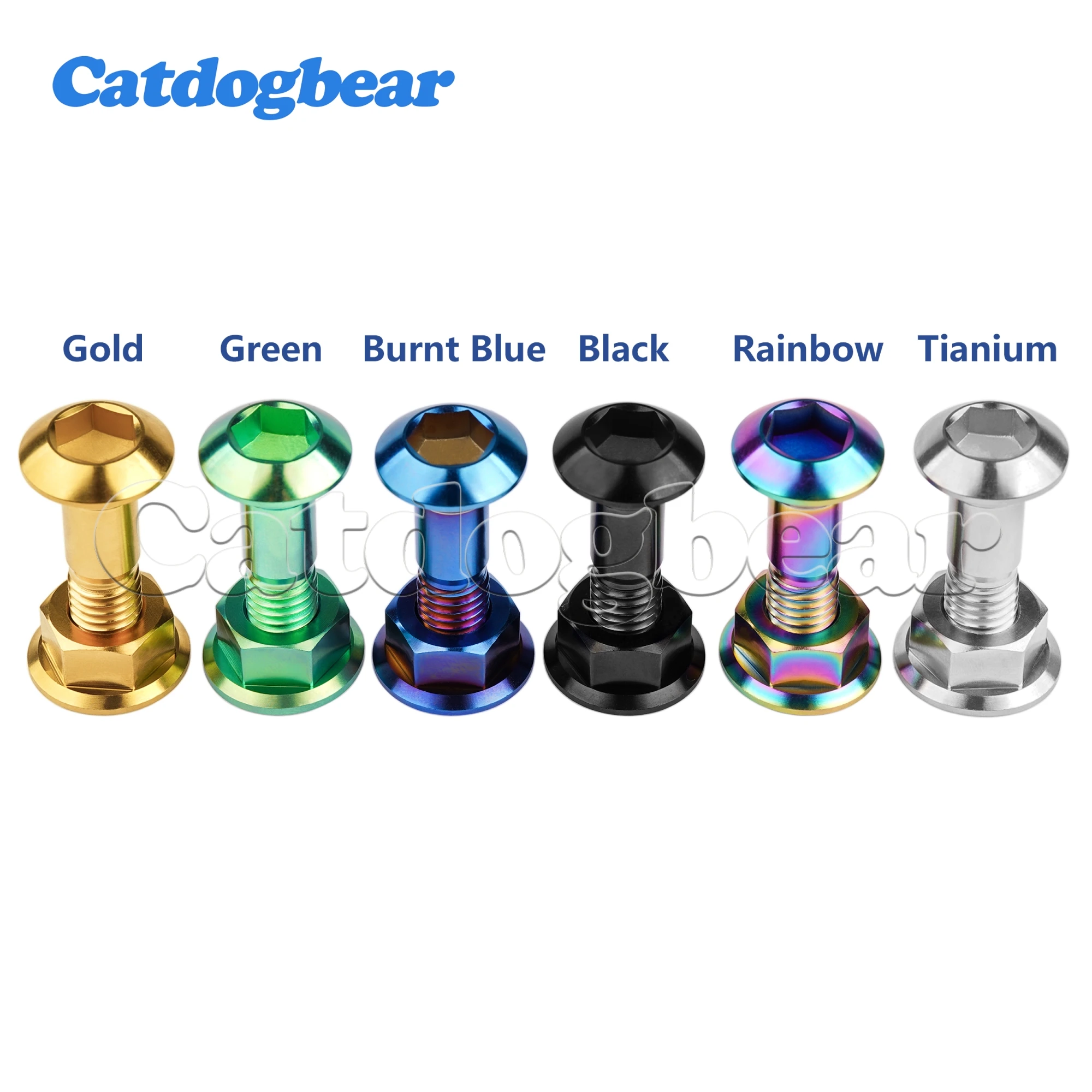 

Catdogbear 4pcs Titanium Bolt M8x33mm Torx Head for Motocross Sprocket Rear Disc Chainwheel Fastener Screws Flange Nut