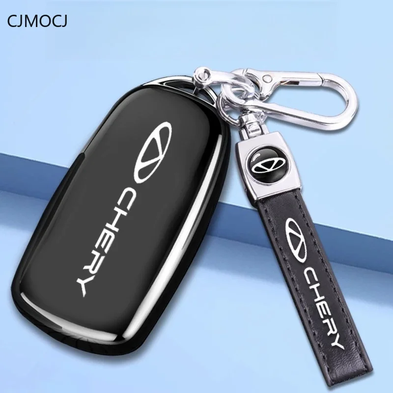 For New Chery Arrizo 8 Key Case Cover, TPU Soft Protective Car Key Fob Shell, Personalized Smart Keychain, Chery Accessories