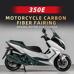 ZONTES 350E karbon Fiber çıkartmalar Fairing kitleri için motosiklet aksesuarları dekorasyon koruma çıkartmaları Refir bisiklet plastik alan