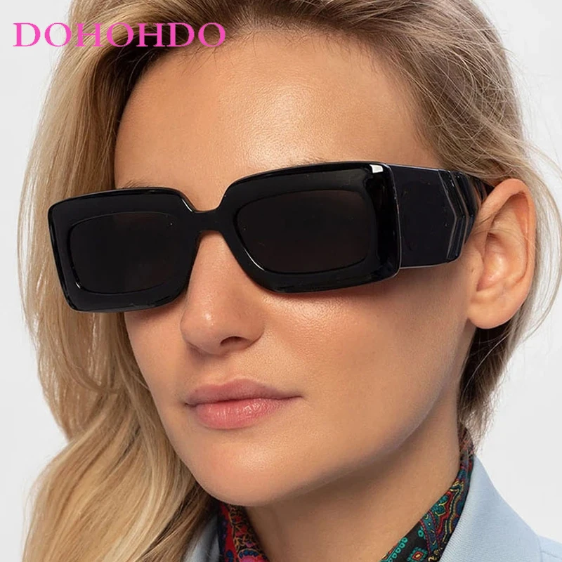 

Classic Luxury Designer Vintage Large Square Frame Wide Leg Sunglasses Women Men Fashion Brand Driving Shades Sunglasses UV400