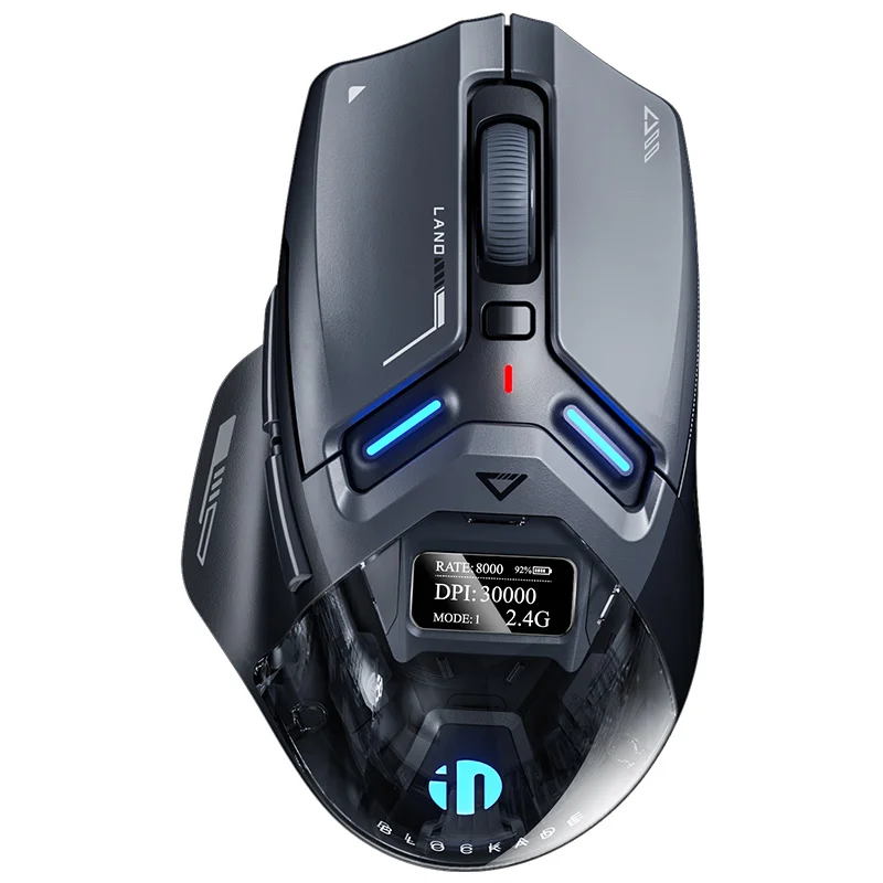 Inphic IN9 Ultra Wireless Gaming Mouse - PAW3950 Sensor, OLED Screen, Vibration Feedback