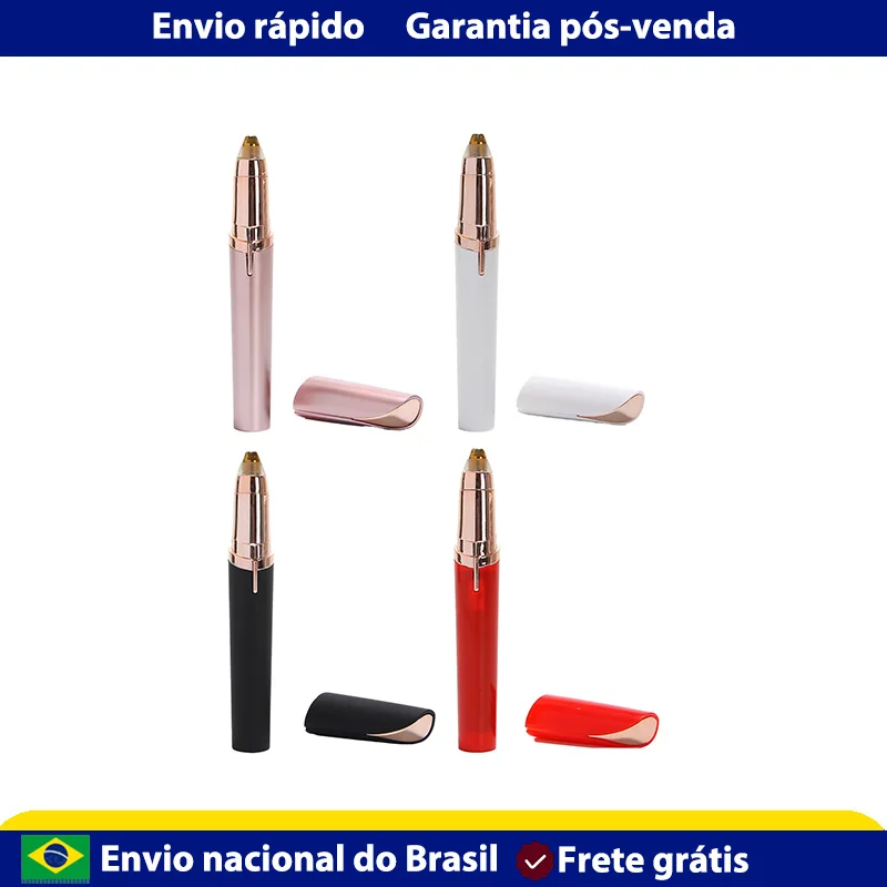 Aparador de Barba Automático Portátil, Várias Cores Disponíveis, Depilador Elétrico Feminino, Aparador para Olhos