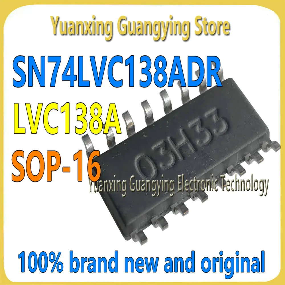 (10 pieces) SN74LVC138ADR SN74LVC138A 74LVC138ADR Marker: LVC138A SMT SOP-16 Multi-Decoder/Multiplexer Chip Brand New Original