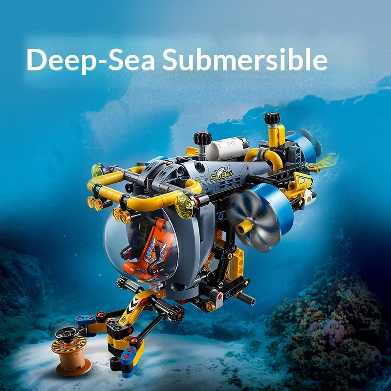 

Lego Building Blocks Mechanical Group Series 42201 Deep Sea Research Submarine Male and Female Children's Splicing Toy Gift