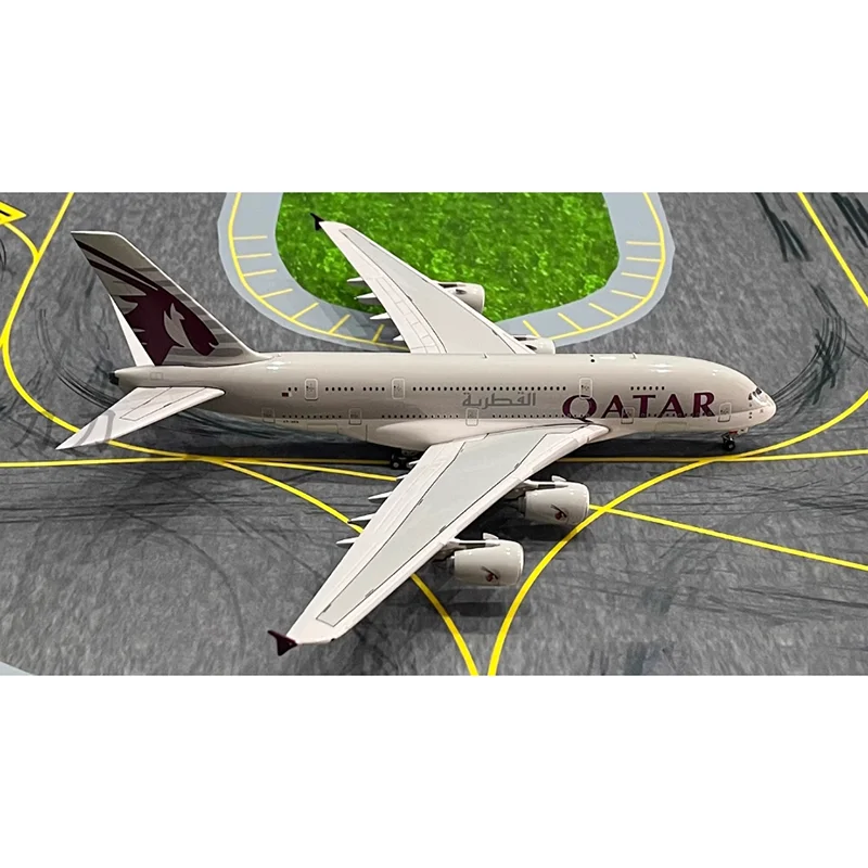 

Diecast 1/400 Scale Qatar Airways A380 A7-APA Alloy Aircraft Model Simulation Finished Decoration