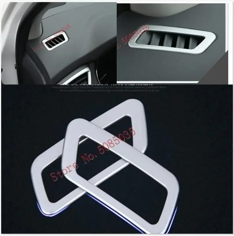 ABS Chrome Air Condition Outlet Cover Trim Air Vent trim Cover Front insert outlet For Qashqai J11 2017 2018