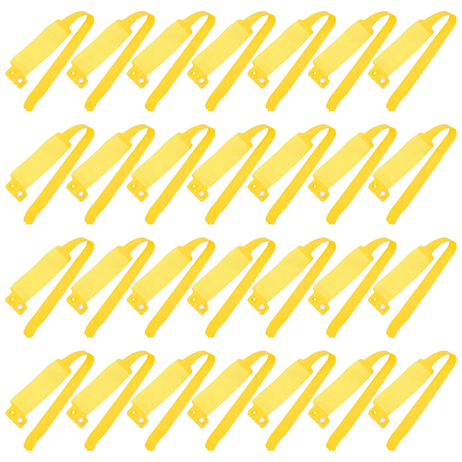 

100pcs Disposable Wristbands Waterproof Medical Id Patient Identification Plastic Wristband For Hospital Clinic Use