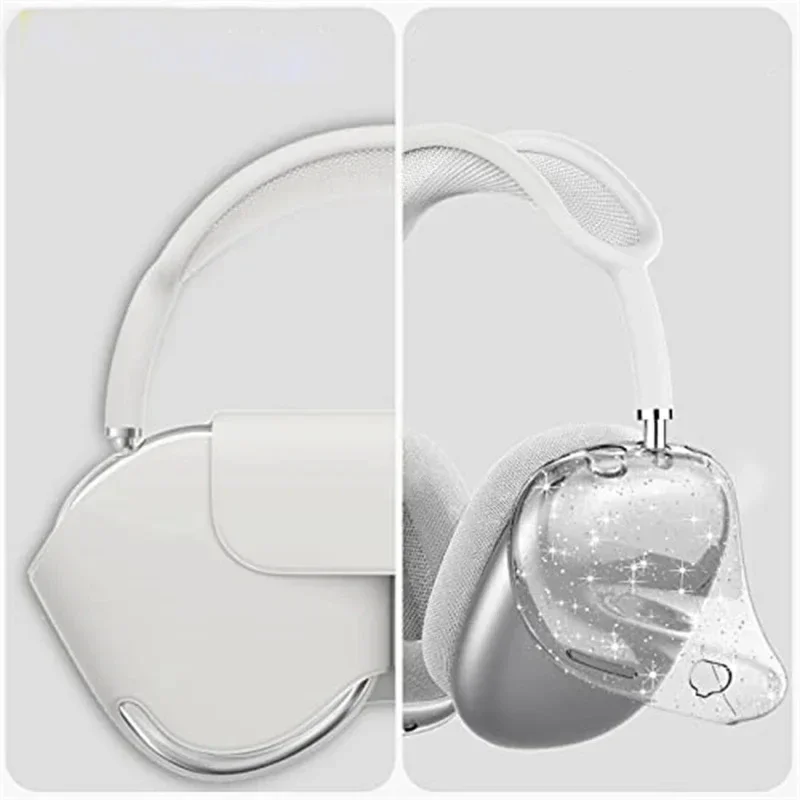 Wysokiej jakości super etui ochronne do słuchawek Apple Airpods Max Glitter Sparkle Clear TPU Etui ochronne na słuchawki — zdjęcie produktu 4