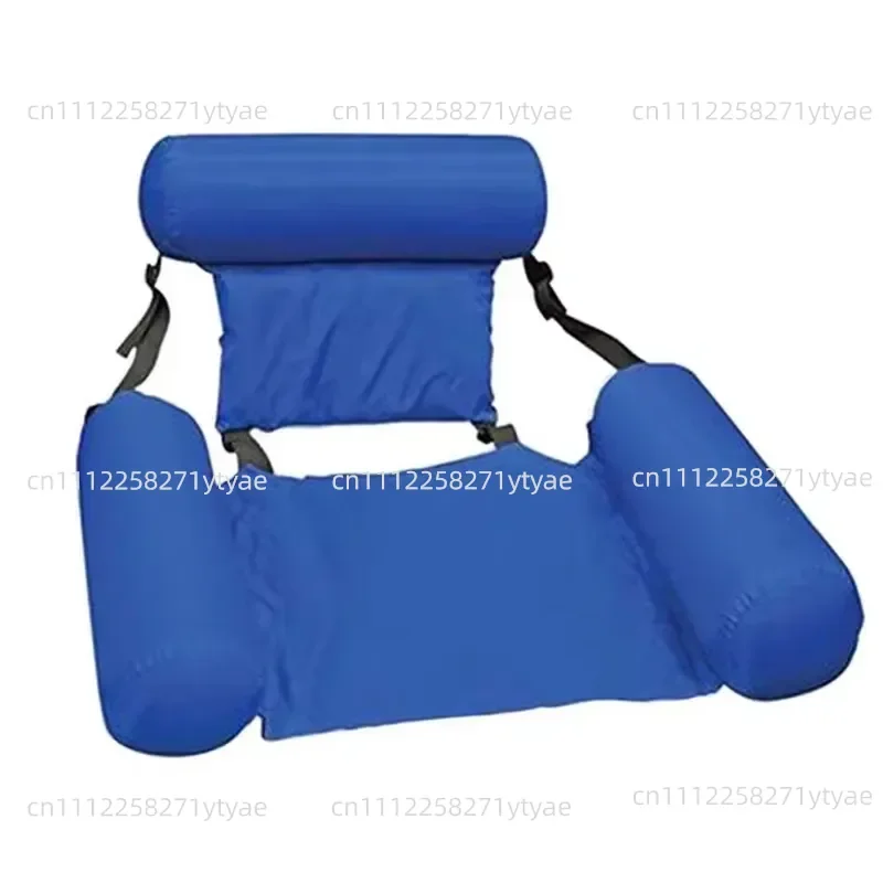 Portable Inflatable Swimming Chair Lazy Backrest Inflatable Pool Lounger Pool Chair Sun Lounger Swimming