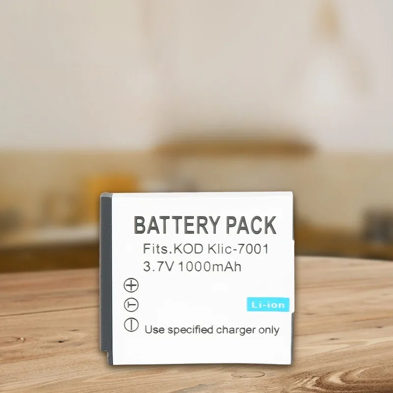 بطارية عالية السعة 1000 مللي أمبير في الساعة K7001 KLIC-7001 لكاميرا Kodak EasyShare V610 V705 V550 V570 M753 M763 M853 الرقمية